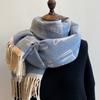 Soft Scarf Winter Cashmere Scarf Women'S Warm Cashmere Blanket Scarf Women'S Shawl Thick Square Scarf