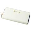 Round Zipper Long Wallet with Coin Purse Loulou 073625 Shiro