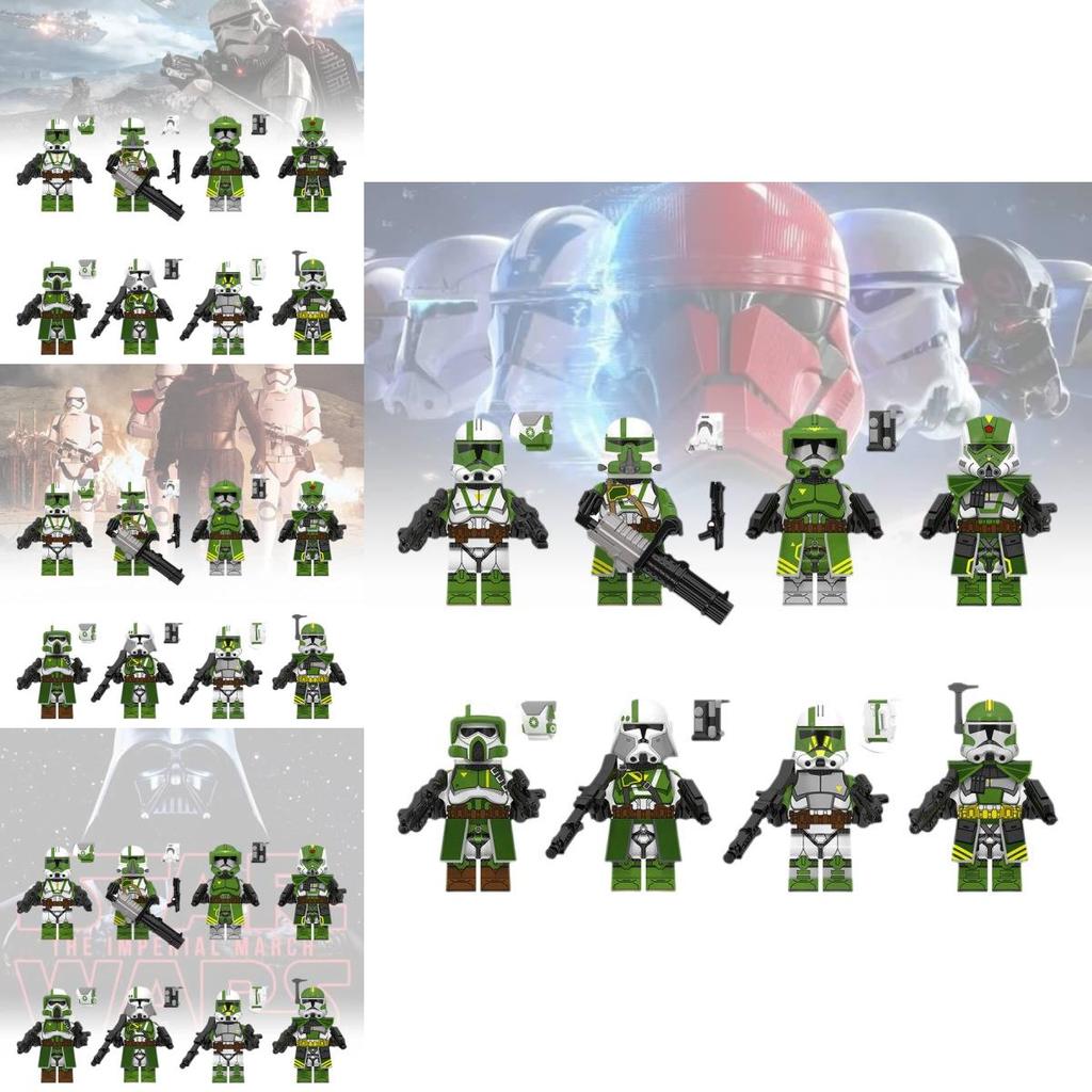 Wm6125 Апокалипсис Командир Солдат Набор игрушек из строительных блоков для творческой игры и воображения