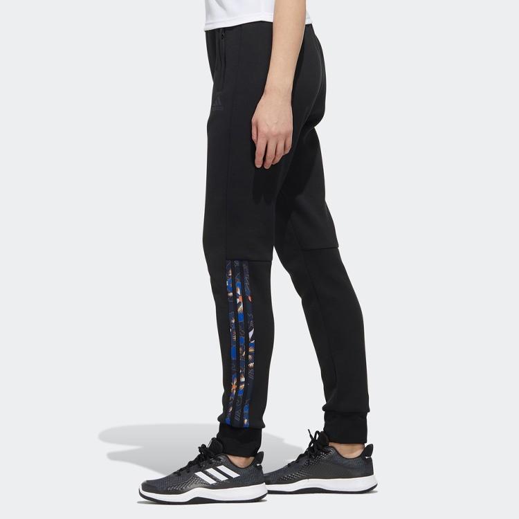 (WMNS) Спортивные брюки adidas Mic Dk с принтом Черные Женские GG0762