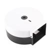 Toilet Roll Paper Holder Punch Free Wall Mounted Large Space White Roll Paper Holder Box for Home