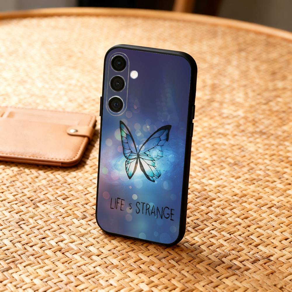B-Blue-Game L-Life Is Strange  Phone Case For Samsung  A73,A21s,A22,A31,A32,A52,A53,A71,A80,Soft Black Shell