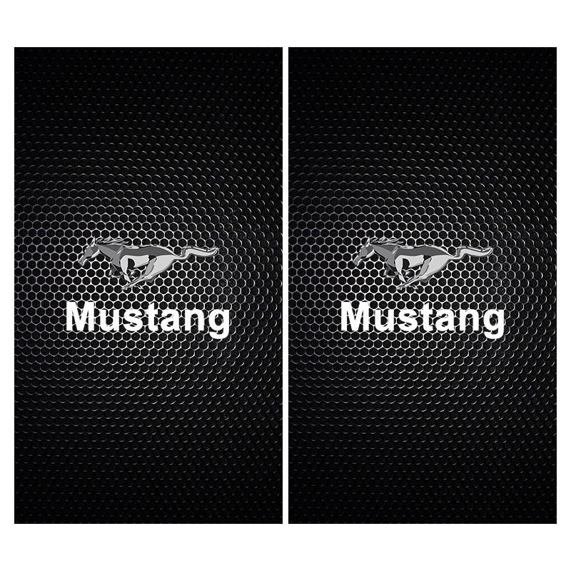 BBBM3 Car Emblem Center Pillar Sticker Auto Door Decorative Stickers for Ford MK1 MK2 MK3 Focus 2 3 4 Fiesta MK7 Mondeo MK4 ST Focus