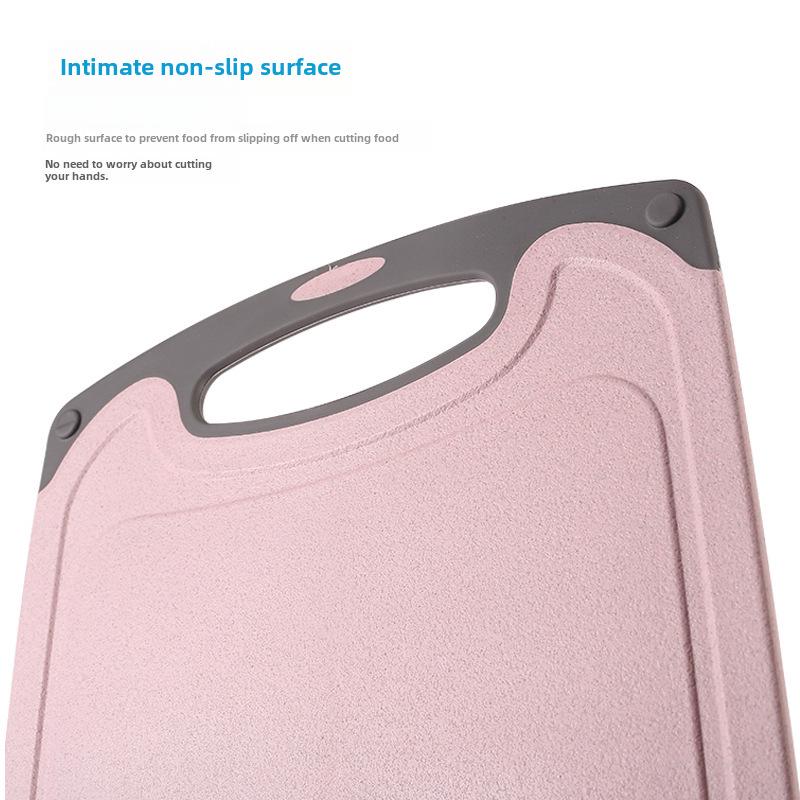 Nordic Style Wheat Straw Plastic Cutting Board - Household Kitchen Use