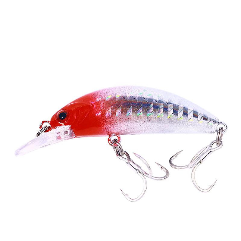 1 шт. Мини-тонущие рыболовные приманки для ловли рыбы на мелководье 60 мм 5,5 г, воблеры для окуня, жесткие искусственные снасти для глубоководного погружения