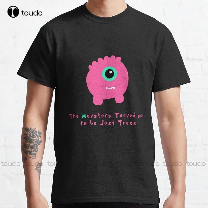 Pink Monsters Turned Out To Be Just Trees Classic TShirt CuteShirts For Teen Girls Tee T ShirtsBreathable Cotton Hip Hop Tee
