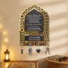 Detachable Islamic Key Rack Wall Mounted Key Organizers Hook Arabic Key Holder  Eid Al Adha Gift