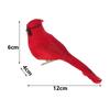 1/2PCS Foam Wedding Supply Home Decor Bird Model Artificial Animal  Simulation Parrot Real Feathers