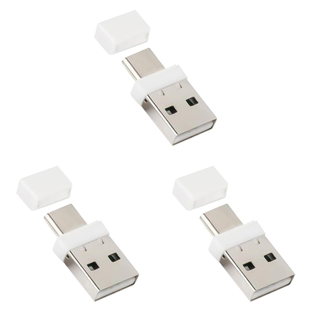 1-5 шт. Двухголовочный джиггер для мыши USB Type C 2 в 1 Необнаруживаемый шейкер для мыши Plug and Play без драйверов Автоматический джиггер для мыши