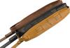 Fender leather Saddle Black USA-made strap, Mustang™ Strap,
