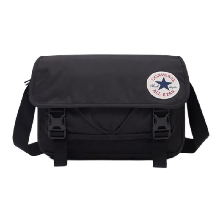 Converse Полиэстерная Сумка-почтальон, Сумка через плечо, Crossbody Сумка Обычная Унисекс Черный 10026011-A01