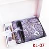 Галстук для руководителя из полиэстера, 6 предметов, подарочная коробка