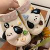 Shoe Charm for Crocs DIY 3D Cute Big Eared Dog Shoe Decoration Buckle for Croc Charms Hole Shoes Accessories