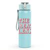 1PC Crazy Squeeze 750ml sports water bottle leakproof straw lid outdoor office home