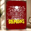 Demon D Printed Texture Poster Personalized Wall Art Retro Metal Tin Signs for Article Decoration Room Bedroom Decorations Home