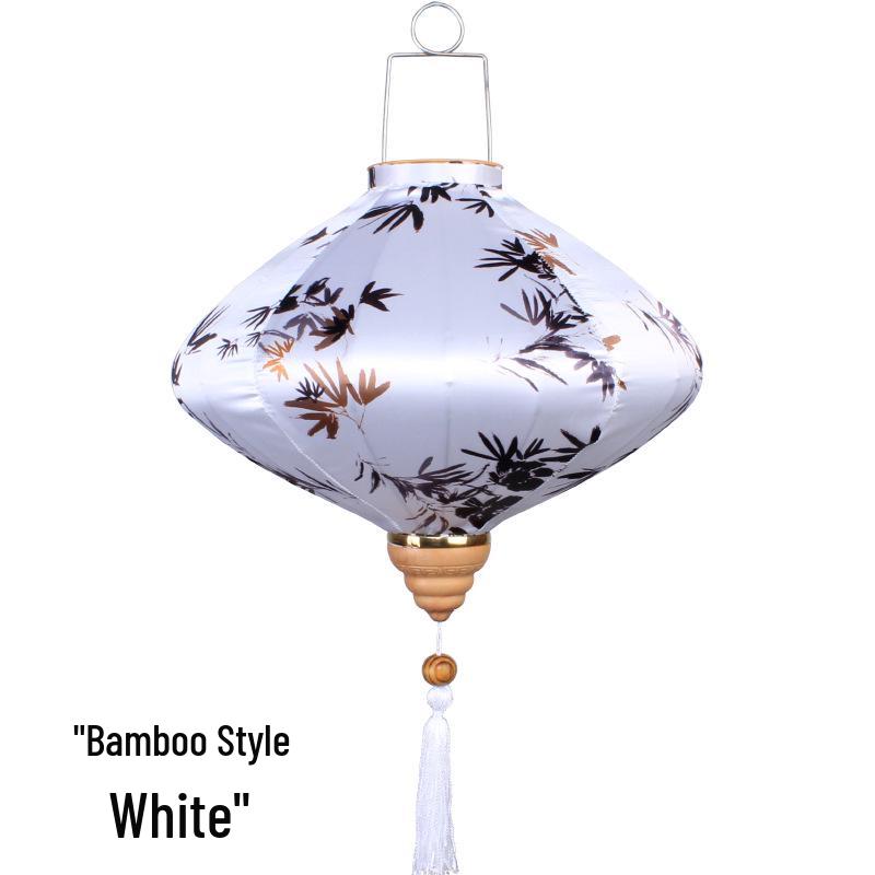 Антикварный узор Водонепроницаемый китайский фонарик для украшения открытого балкона