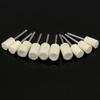 Fixture Felt Buffing Wheels Power Tool 25pcs Parts White Silver Buffer Disc
