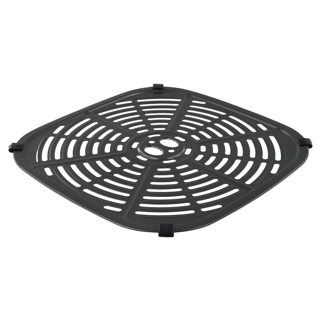 Удобная в обслуживании тарелка для аэрофритюрницы размером 22,5 см x 22,5 см. Удобный дизайн. Легко чистить. Тарелка для аэрофритюрницы для кухонного использования.