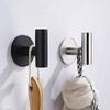 Крючки для полотенец Extra Sticky из нержавеющей стали Настенные вешалки для одежды Ржавостойкий держатель-крючок Настенный вешалка без сверления для кухни, ванной комнаты, дома
