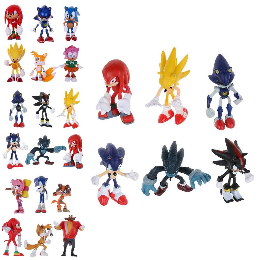 High-quality Sonic The Hedgehog Game Action Figures Perfect Gift For Kids And Collectors