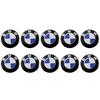 VLJT1 E90 Car For BMW 50 PCS 14mm Car badge Emblem car Key Sticker decoration Sticker For Bmw e46 e90 e60 e39 f30 e36 f10 f20 e87 e92