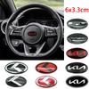 Наклейка-значок на центр руля автомобиля 6x3.3см для Stinger Sportage KX3 Ceed K7 K5 K3 R Forte Rio Soul Аксессуары