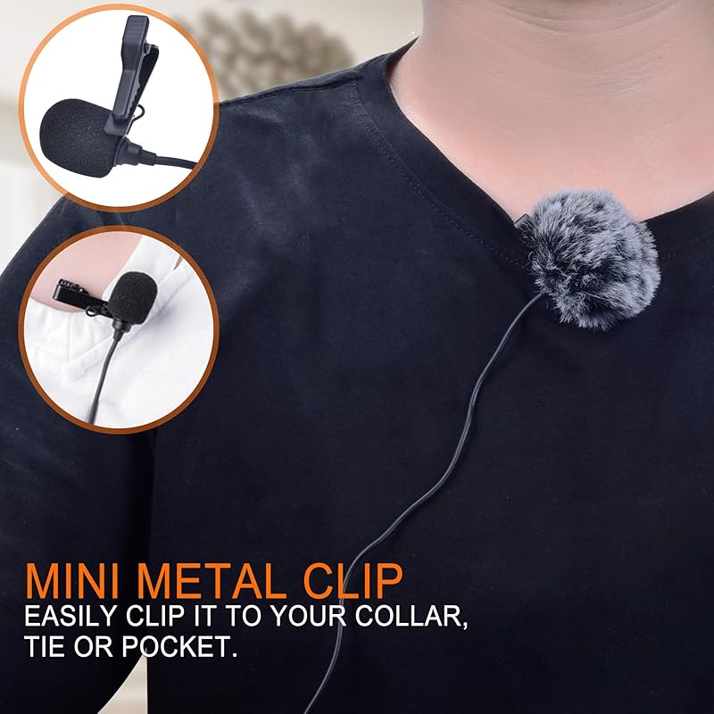 XLR pin microphone [2 pieces included 1.8m]COMICA condenser lavalier microphone omnidirectional 48V phantom power Canon/Sony/Panasonic Digital