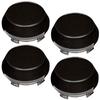[NEGUES] Колпачок центра колеса 68 мм Диаметр отверстия 62,5 мм 4 шт. Универсальный Доступно 3 цвета: черный и черный рояльный лак