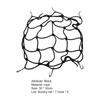 Adjustable Bungee Cargo Net Universal 30cm X 30cm Black Luggage Mesh for Motorcycle