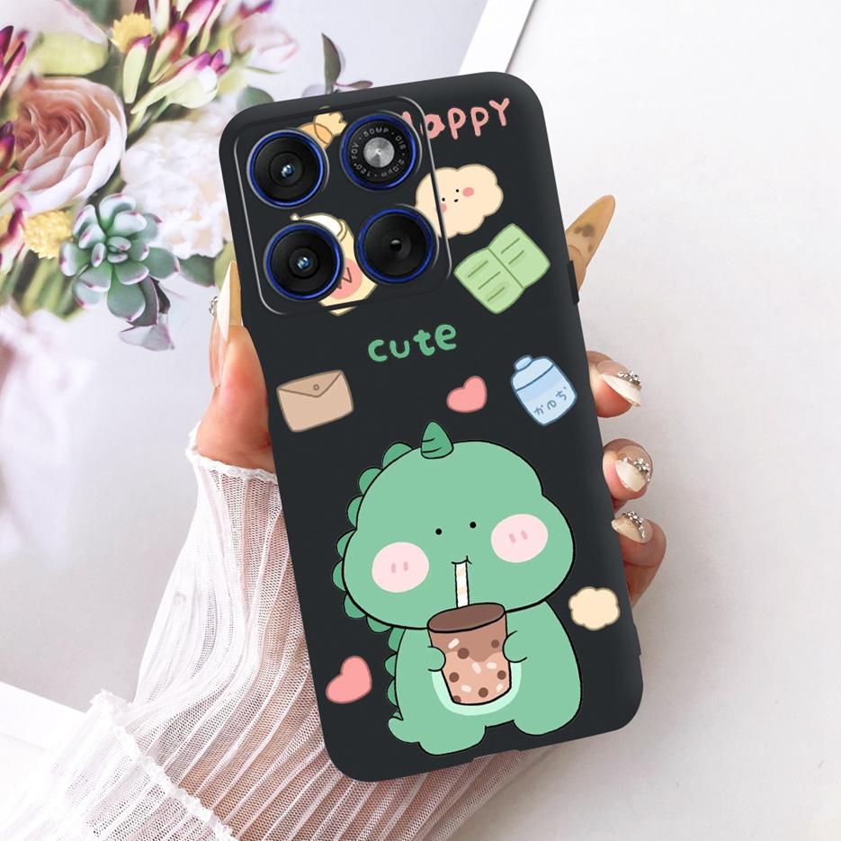 For Motorola Edge 70 Case XT2601-2 Cute Cat Peacock Painted Cover Soft Silicone Case For Motorola Edge 70 Fusion Edge70 5G Shell