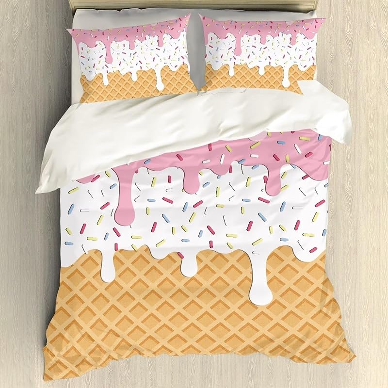 Рождественский комплект постельного белья с пуховым одеялом и снеговиком, 3 предмета, ультрамягкий, современный комфорт, застежка-молния