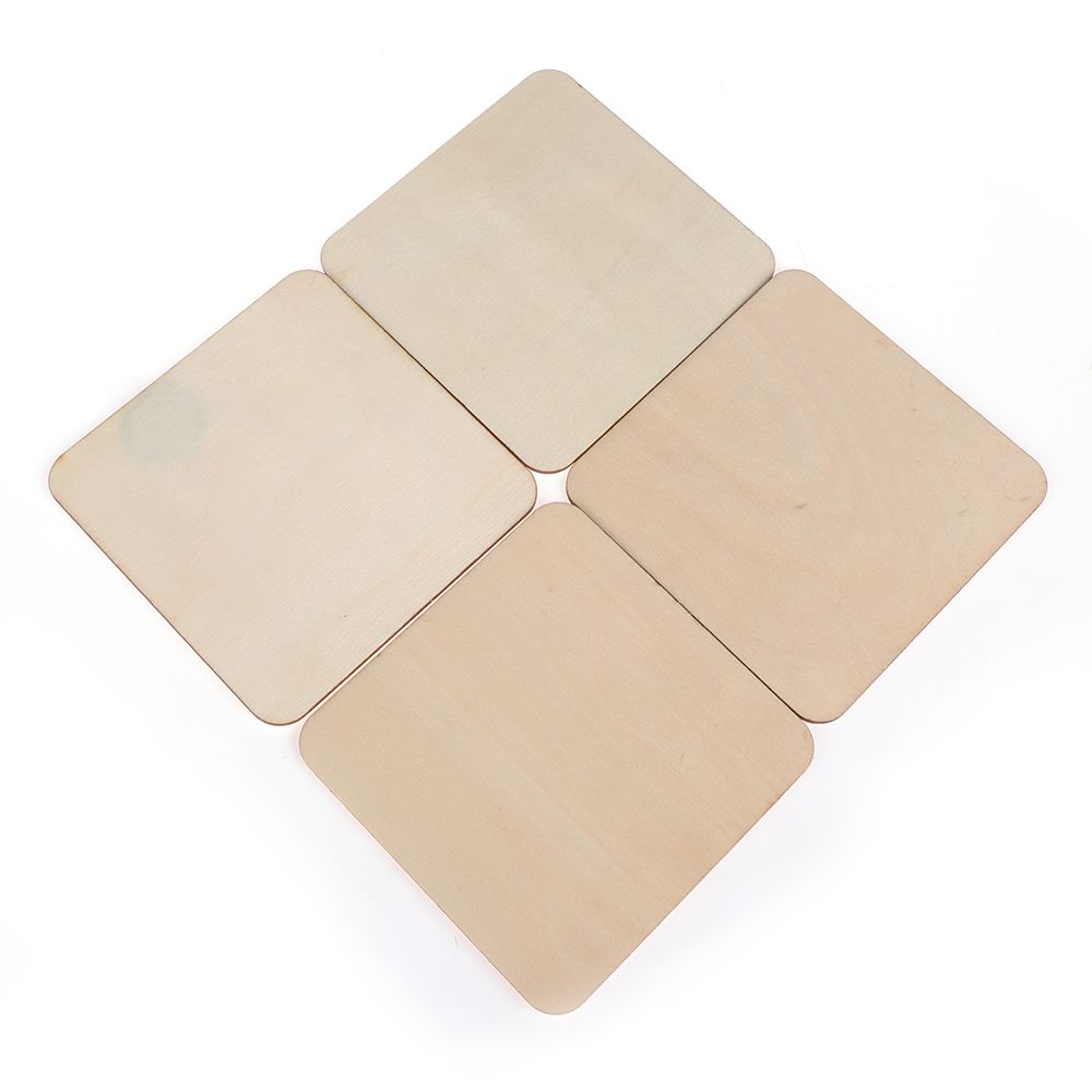 Wedding decor DIY Writing Party supplies Wooden Tags Ornament Square Wood Pieces Blank Plaque