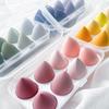 8 Pieces/set Do Not Eat Powder Set Makeup Puff Soft and Delicate Water Droplet Cushion Sponge Storage Wet and Dry Makeup Egg