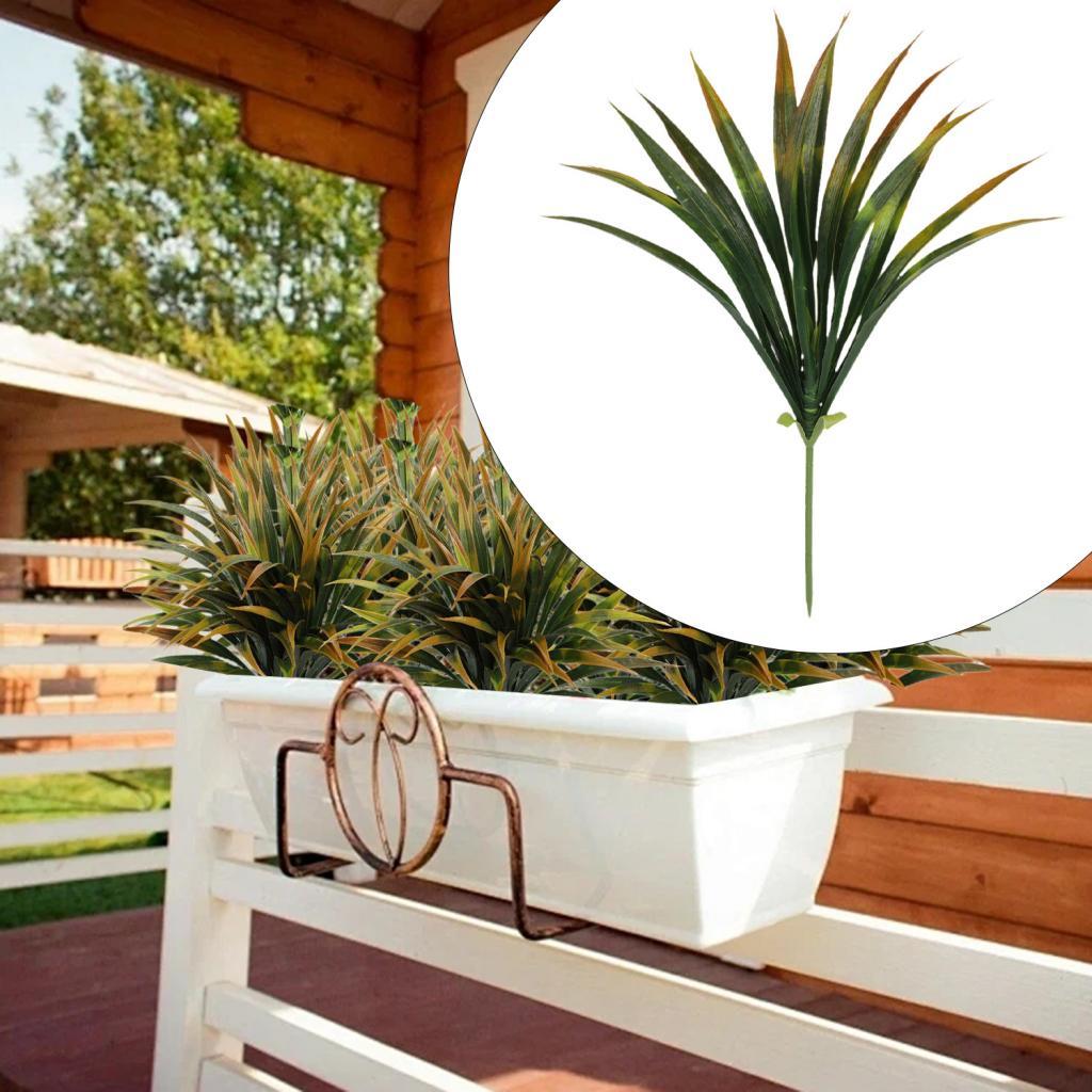 Artificial Grass Plant Faux Greenery Plant Planters Decor Home Decor with Ground