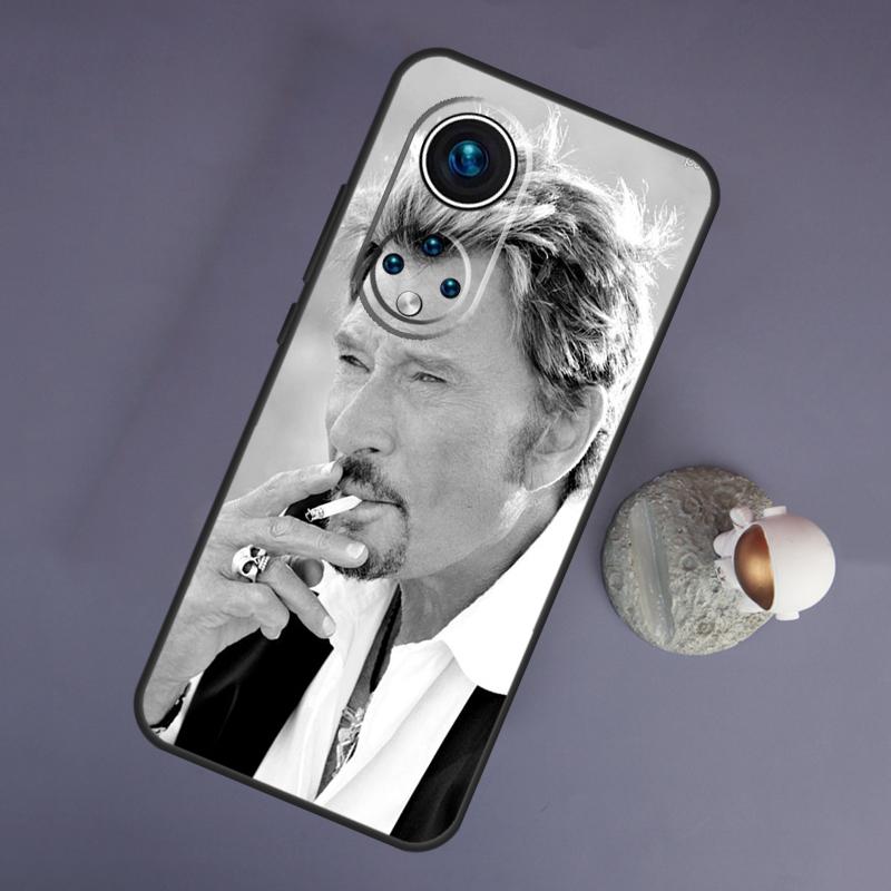 Чехол Johnny Hallyday Music для Huawei Honor Magic 5 Lite 70 50 X8 X9 a P20 P30 P40 P50 P60 Pro P Smart Nova 9 5T