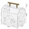 Acrylic Transparent Reptile Habitat Box Tarantulas Geckos Lizards Frogs Insects Terrarium Display Cage