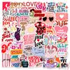 50Pcs/Set Self Love Slang Series 01 Stickers Waterproof DIY Fashion Doodle Decals Stickers