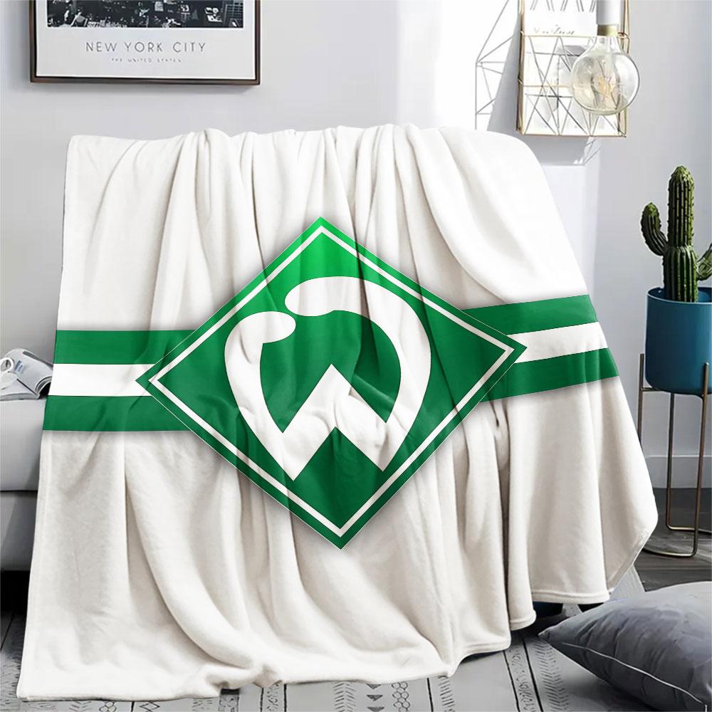 1PC SV Werder Bremen Patterned Flannel Blanket Suitable For All Seasons for Home Decor Warmth and Comfort Gifts Holiday Present