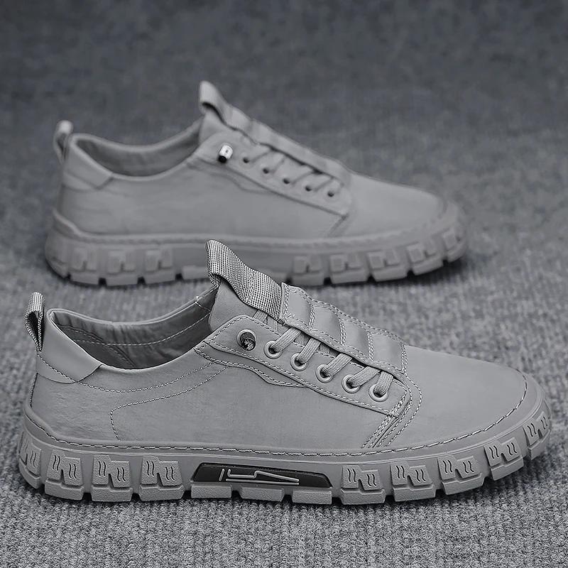 2024 Новая повседневная обувь Мужские кроссовки Уличные парусиновые туфли для ходьбы Лоферы Удобная мужская обувь tenis hombres