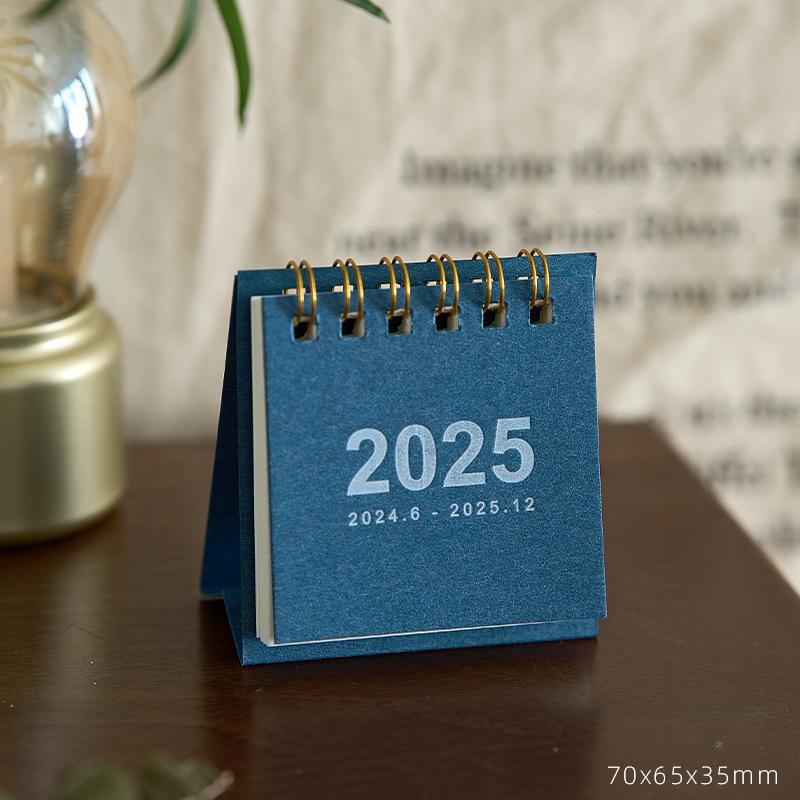 Календарь 2026/2025/2024 Простой Мини Настольный Календарь Каваи Список Дел Ежедневное Расписание Настольный Планировщик Канцелярские Принадлежности для Дома и Офиса