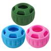 Силиконовый жевательный мяч для собаки с дизайном кормушки для лакомств, интерактивная игрушка для прорезывания зубов для развлечения, подарок на день рождения для пород