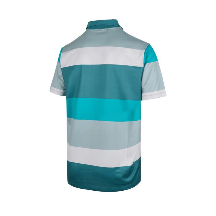 Nike Victory+ AS M NK DF PRT Поло с коротким рукавом в полоску с логотипом бренда Мужские поло Синий FZ7449379