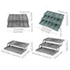 2/3 Foldable Drawer Organizer Multi Level Storage Tray Adjustable Divider Versatile Jewelry Cosmetics Drawer Organizer