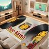 Nirvana Personalized Crystal Velvet Carpet, Customized Name Text Soft Anti‑Slip Rug for Living Room Bedroom