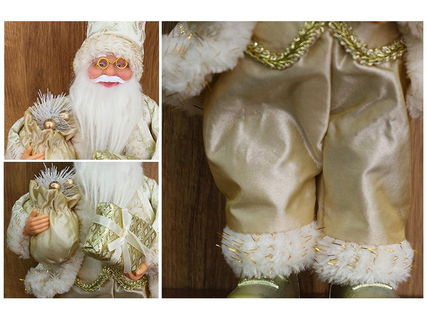 30 см Стоящий Дед Мороз Рождественская кукла для витрины