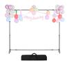 Backdrop Stand Movable Stand Kit 7 x 10 ft for Party & Photo Video Studio