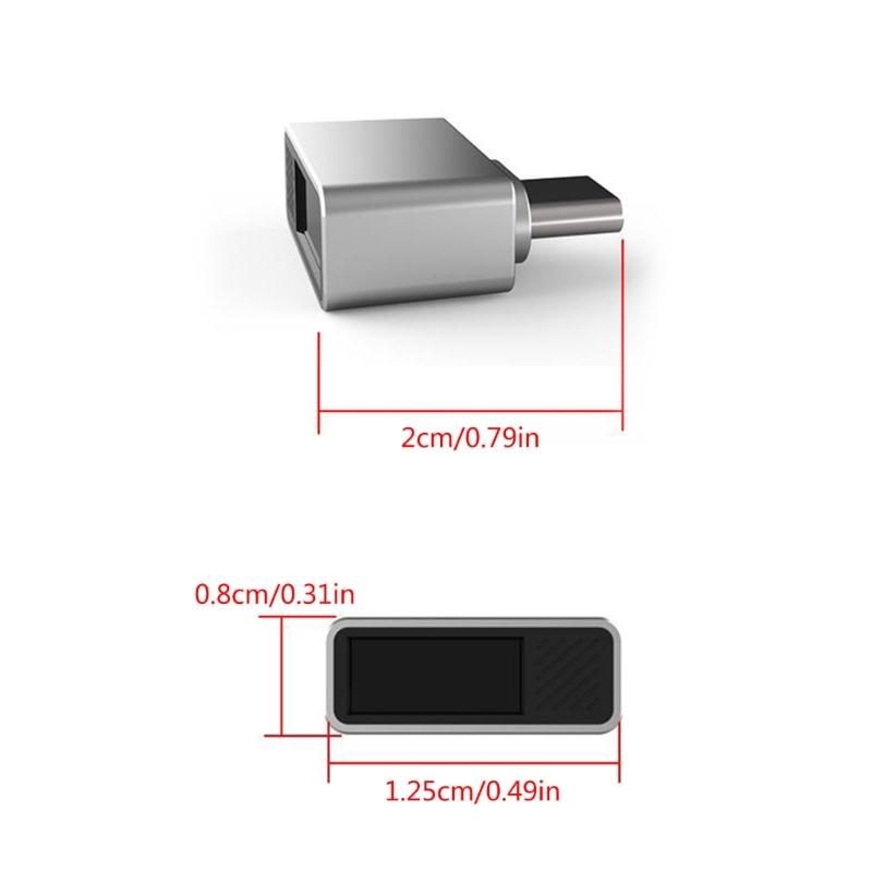 Портативный USB-C сканер отпечатков пальцев USB-C считыватель отпечатков пальцев Для входа в систему Windows Hello на ноутбуках и настольных компьютерах без паролей