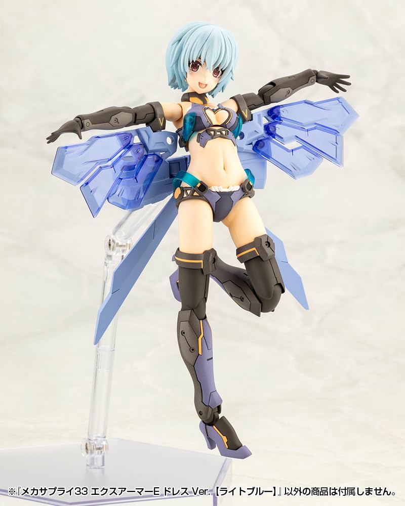 Kotobukiya Вспомогательные товары для моделирования Mecha Supply 33 E Платье Высота 84 мм Пластиковая модель M.S.G Ex-Armor Ver. [Светло-голубой] приблизительно. Немасштабируемый