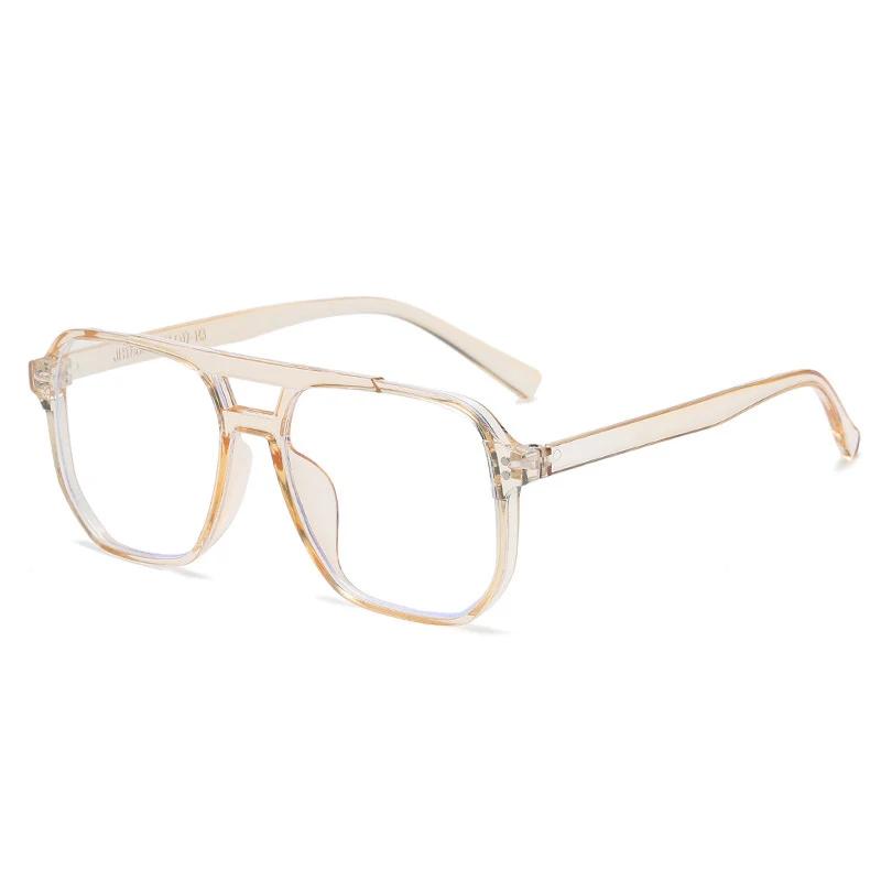 Transparent Computer Eyeglasses Frames Female Male Anti- Blue Lightweight square Eyewear Blocking Eyeglasses Optical Spectacle Eyeglass