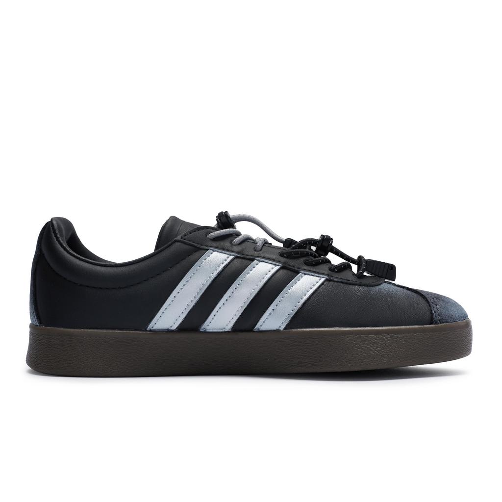 adidas Neo Vl Court 811 Производство, Черно-серебристый Рыцарь Низкие Скейтбордические кроссовки Унисекс Серебристо-черный ID6017(Команда80-)